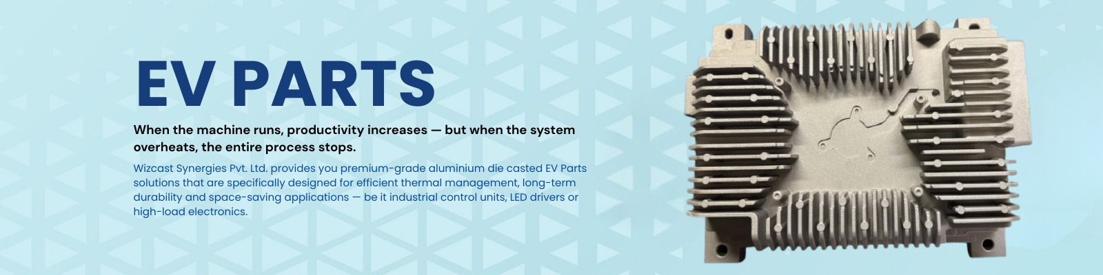 EV Parts Manufacturer | Precision & Performance Guaranteed